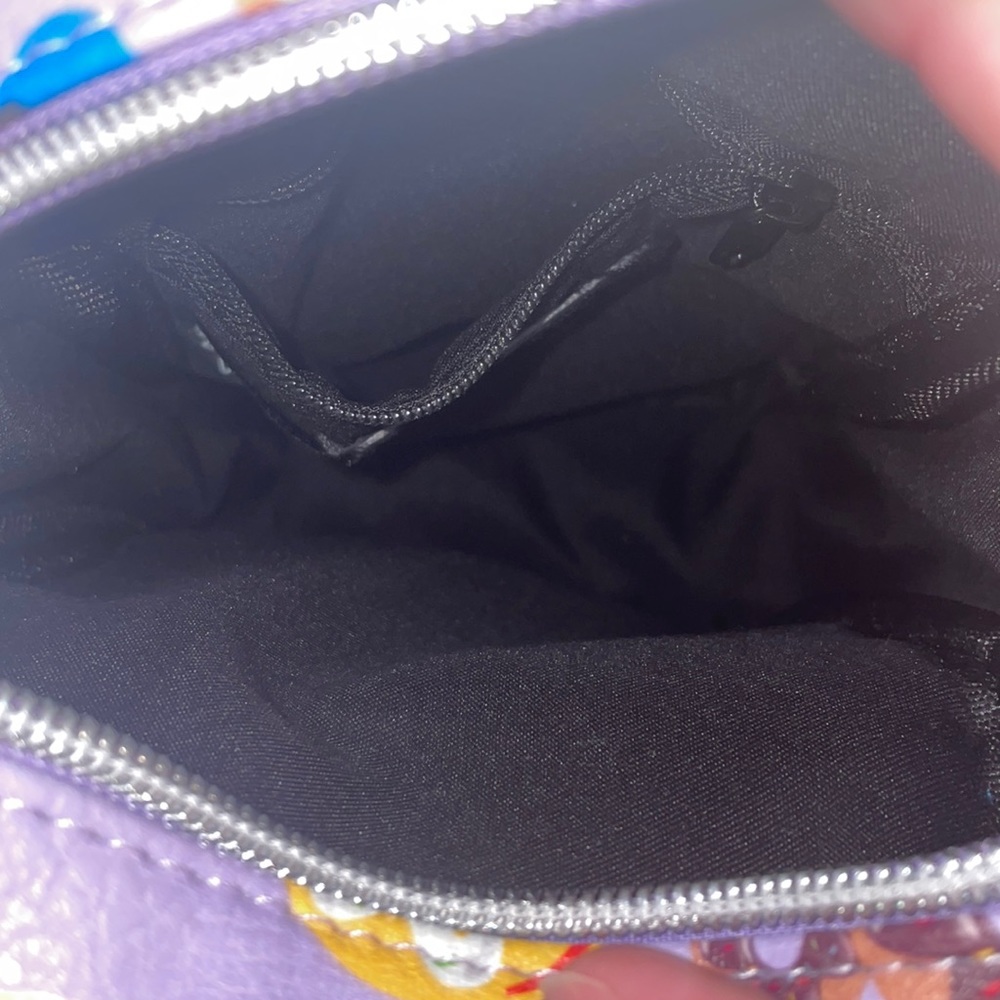 New Buckle Down Disney Purple Donut Crossbody Bag - Picture 6 of 7
